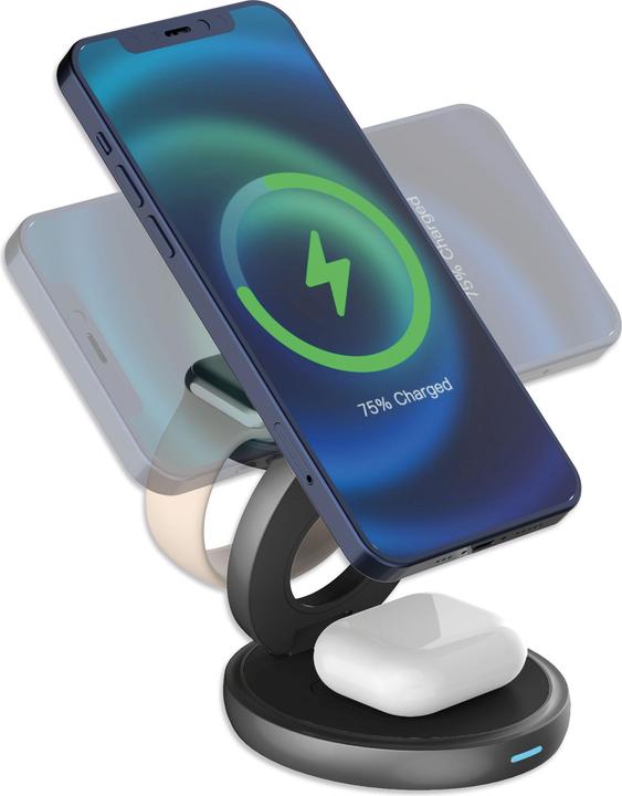 Produktbild LMP Twist 3-in-1,wireless charging station iPhone (15 W)