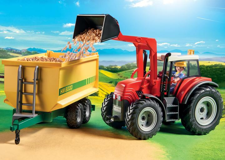 Immagine prodotto Playmobil Grande trattore con rimorchio (70131, Paese Playmobil)