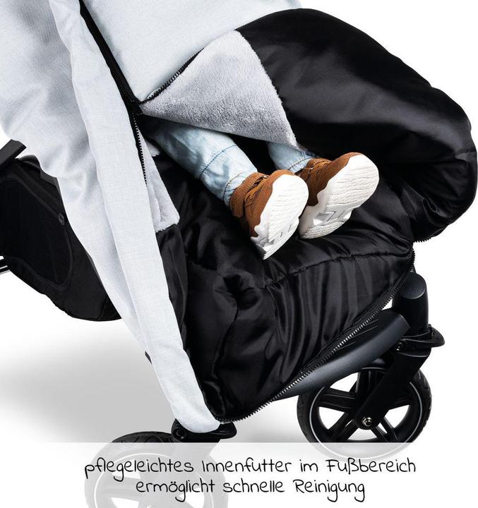 Produktbild Hauck Pushchair Footmuff Winter Grey