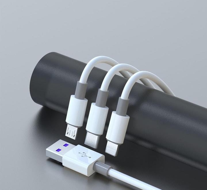 Actual product image Dudao L8s Upgrade 3in1 USB cable (1.20 m, USB 3.0)