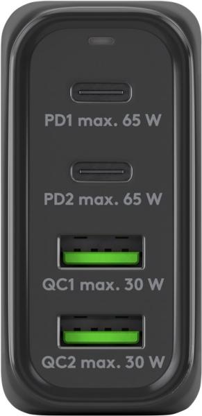 Produktbild Goobay USB Multiport Schnellladegerät mit GaN Technologie (65 W)