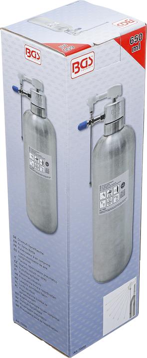 Actual product image BGS Compressed air spray bottle | stainless steel | rustproof | 650 ml