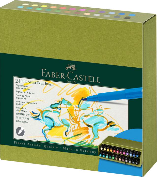Immagine prodotto Faber-Castell Filzstift Pitt Artist (Ordinati, 12 x)