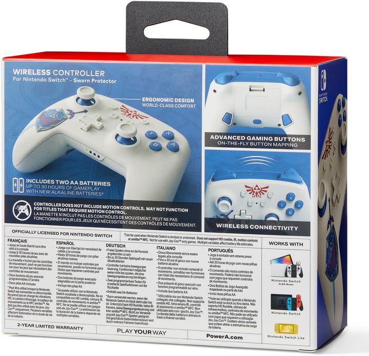 Actual product image PowerA Nintendo Switch Controller - Zelda (Switch Lite, Switch OLED, Switch)