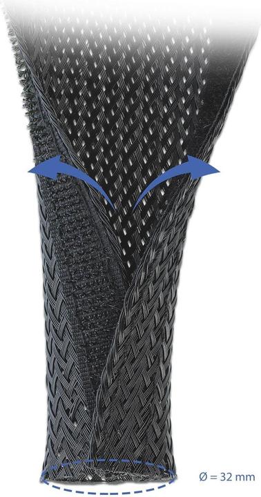 Actual product image Delock Braided hose (Cable conduit, 500 cm)