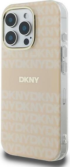 Immagine prodotto DKNY DKHMP16XHRHSEP Custodia rigida iPhone 16 Pro Max 6.9" różowy/rosa con motivo a righe ripetuto (Apple iPhone 16 Pro Max)