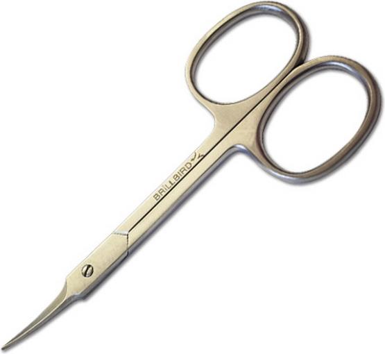 BrillBird Professionelle Hautschere mit Schwalbenschwanz Gebogen