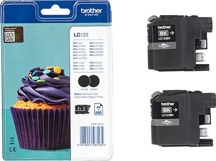 Produktbild Brother LC-123 BK Doppelpack (BK)