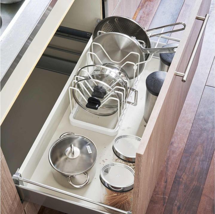 Image du produit Yamazaki Organisateur extensible de casseroles et poêles TOWER