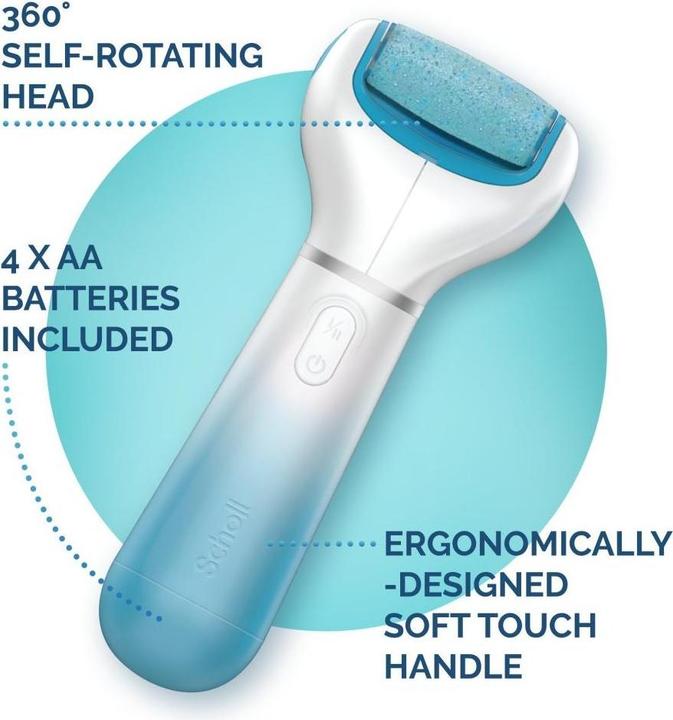Produktbild Scholl Velvet Smooth elektrischer HornhautEntferner NEU mit zusätzlicher PeelingRolle BLAU (Hornhautentferner)