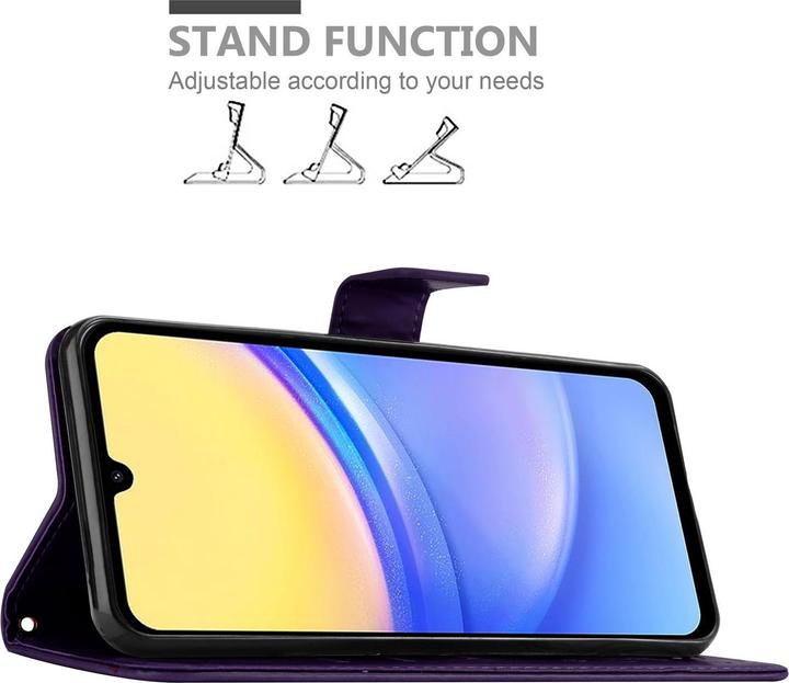 Actual product image Cadorabo Cover with floral pattern (Samsung Galaxy A15)