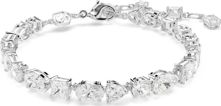 Immagine prodotto Swarovski Mesmera Armband Verschiedene Schliffe Weiss Rhodiniert (Metallo Swarovski)