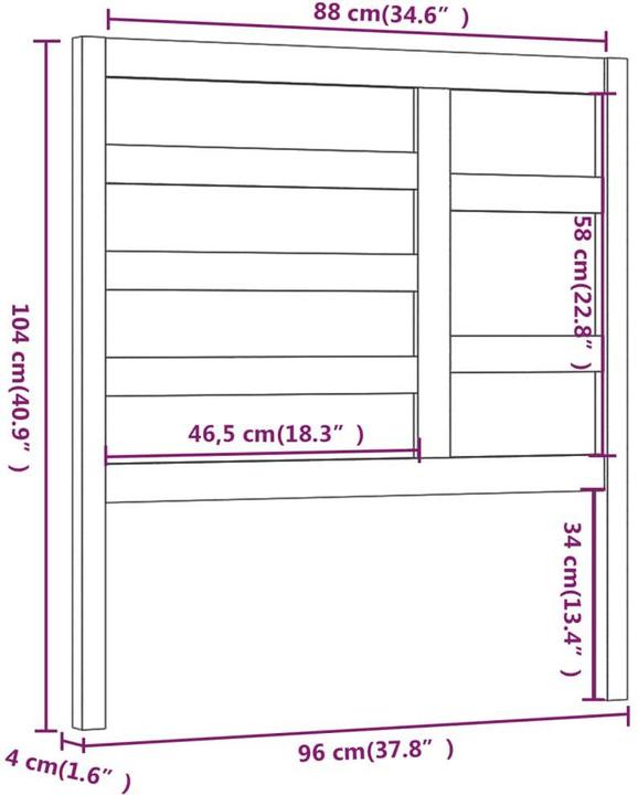 Immagine prodotto VidaXL Edan (96 x 4 x 104 cm)