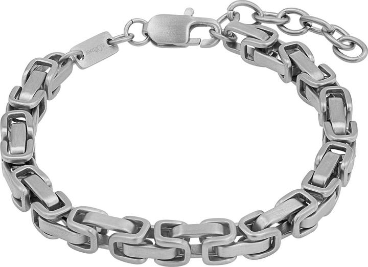 S.Oliver Armschmuck für Herren, Edelstahl (23 cm, Edelstahl)