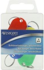 Westcott 4 Schlüsselanhänger farbsortiert