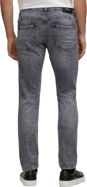 Actual product image BOSS Mens Delaware 3 Leather Patch Jeans (31)