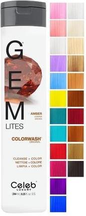 Produktbild Celeb Luxury GEM LITES Colorwash Amber 244ml (244 ml, Flüssiges Shampoo)
