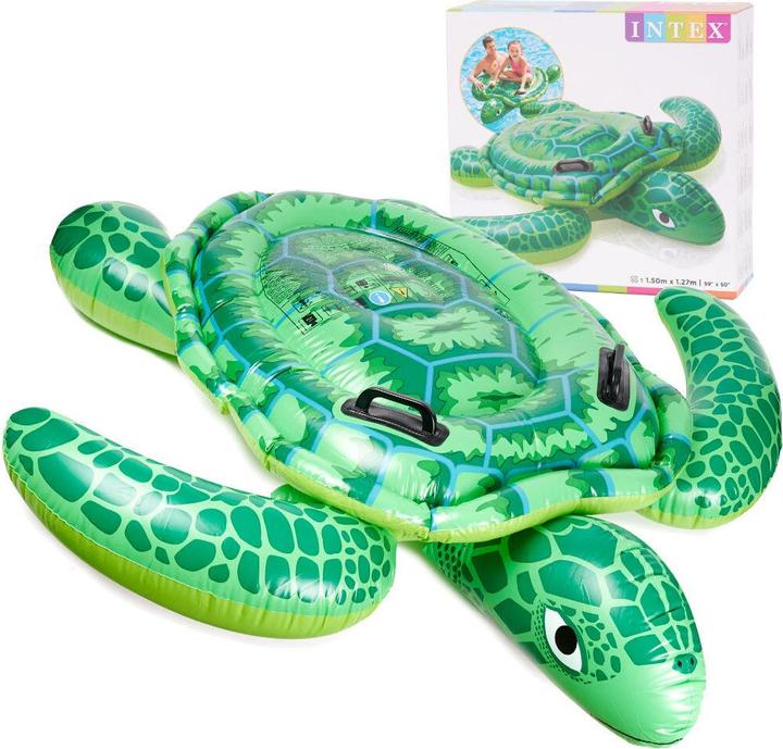 Ikonka INTEX Schlauchboot aufblasbare Matratze 150cm