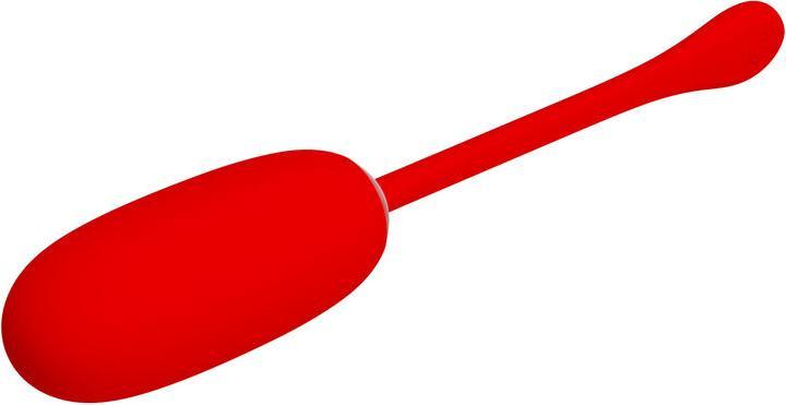 Actual product image Pretty Love Julius Waterproof, Rechargeable Vibrating Egg Red