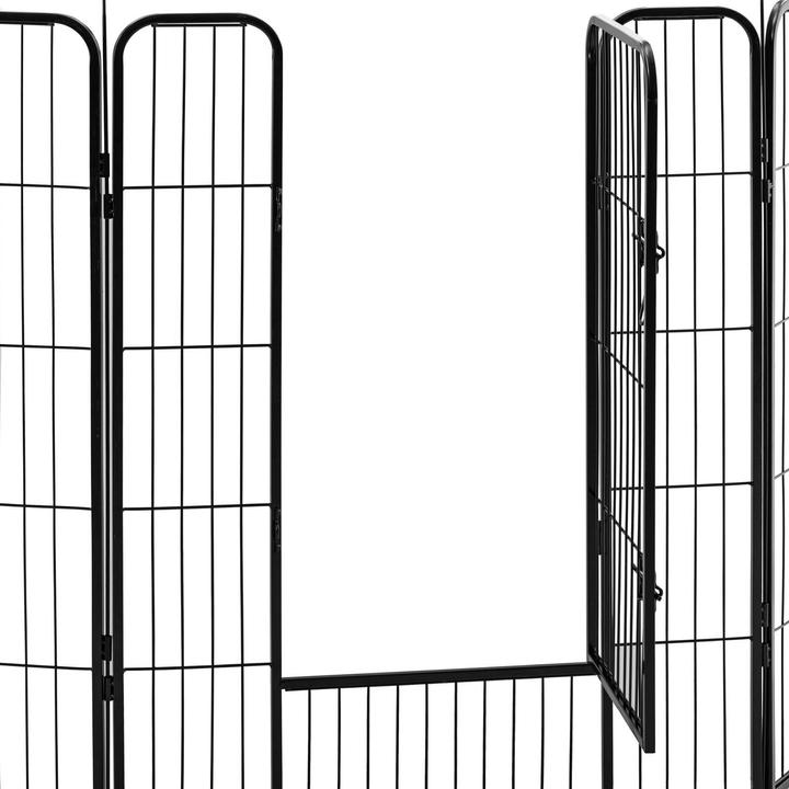 Actual product image Wiesenfield Dog Pen - with door - 8 modular segments - 100 cm height