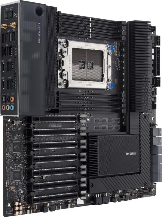 Image du produit ASUS Pro Ws Wrx80e-Sage Se Wifi (sWRX8, AMD WRX80, E-ATX)