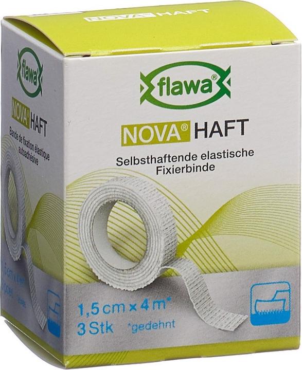 Flawa Haft kohäsive Gazebinde 1.5cmx4m