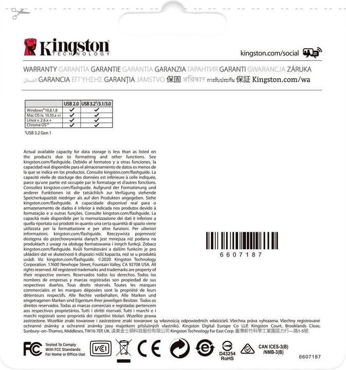 Actual product image Kingston DataTraveler Kyson (512 GB, USB-A)