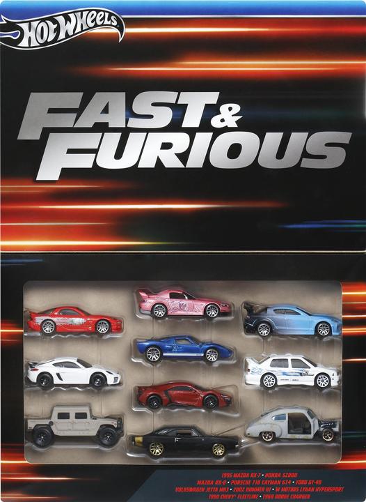Image du produit Mattel Fast & Furious Vehicles 10-Pack