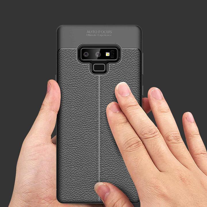 Actual product image Cadorabo TPU Cover Faux Leather Structure (Samsung Galaxy Note 9)