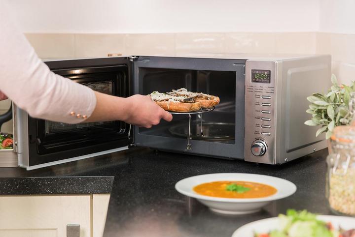 Produktbild Russell Hobbs RHM2031 – 20-Liter-Digitale Mikrowelle mit Grill, Edelstahl (CH-Stecker, 20 l)
