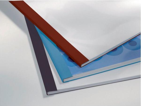 Actual product image GBC LeatherGrain thermal binder A4 100 pcs - 3 mm, blue