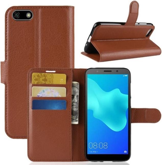 Actual product image MU Classic Litchi Leather Bookcover Series (Huawei Y5 (2018))
