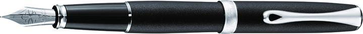 Produktbild Diplomat Füllhalter Excellence A2 lapis schwarz matt chrom F (Matt Black, 1 x)