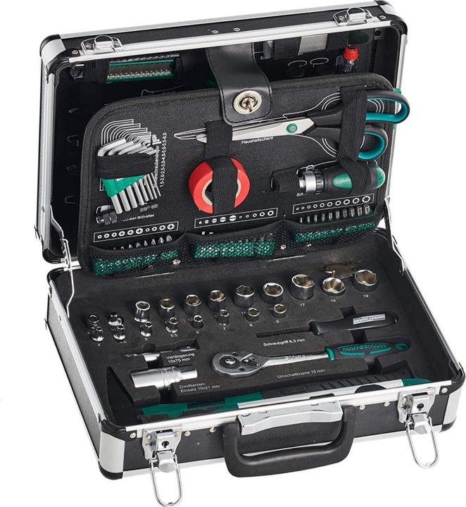 Image du produit Mannesmann Boîte à outils (90 pièces)