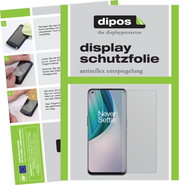 Actual product image Dipos Screen Protector Anti-Glare (1 Piece, OnePlus North N10 5G)