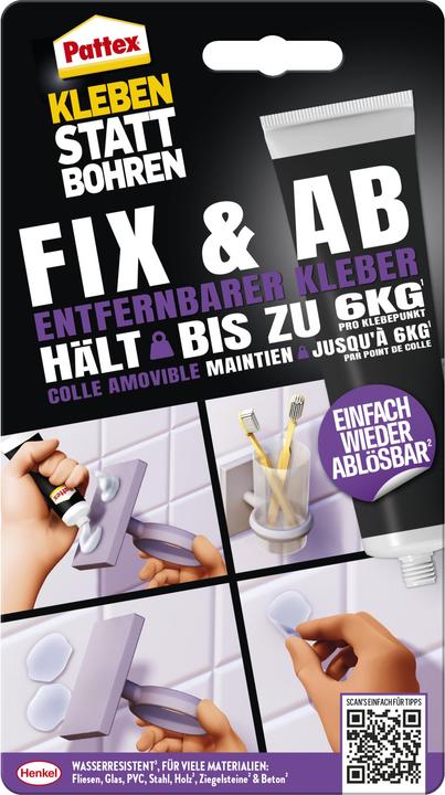 Produktbild Pattex Fix & Ab (80 g, 44 ml)