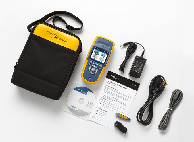 Actual product image Netscout LinkRunner AT 2000 Network Auto-Tester (fibre + b/w