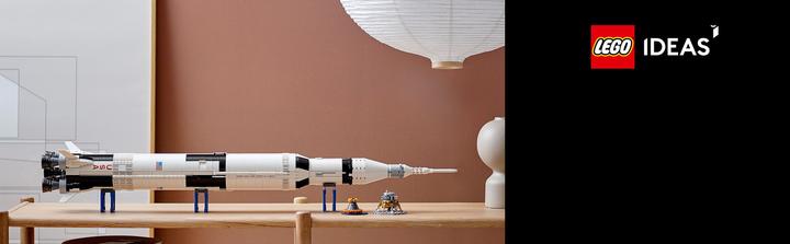 Actual product image LEGO NASA Apollo Saturn V (92176, LEGO Ideas, LEGO Rare Sets)
