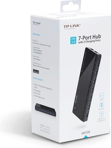 Produktbild TP-Link Uh720 (Micro USB, 7 Ports)