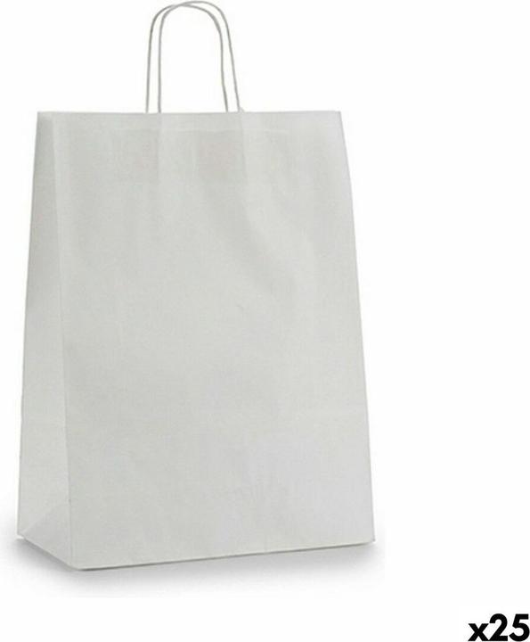 Immagine prodotto Pincello Papiertaschen Weiss (32 X 12 X 50 cm) (25 Stück) (Borsa da regalo, 25 x)