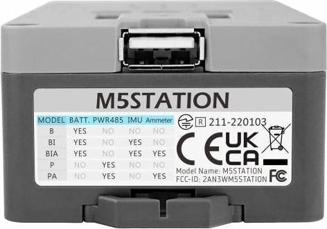 Actual product image M5Stack Development Kit Station ESP32 IoT, RS485 version
