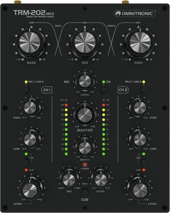 Image du produit Omnitronic Trm-202 Mk3 (Mélangeur de combat)