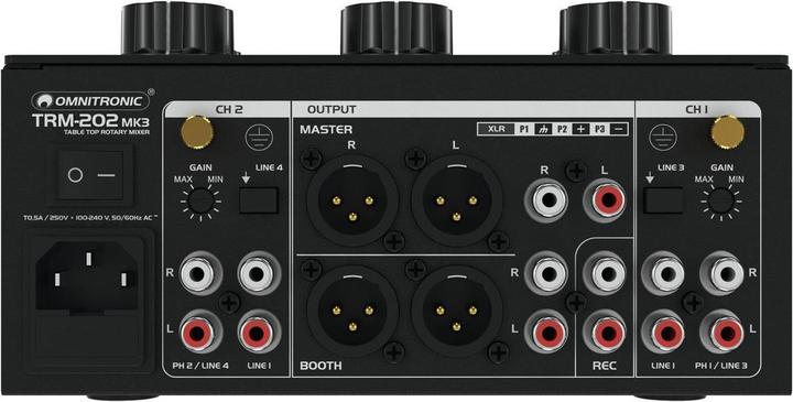 Image du produit Omnitronic Trm-202 Mk3 (Mélangeur de combat)