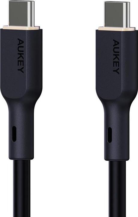 Produktbild Aukey CB-SCC241 USB-C Power Delivery PD 240W 5A 20V 1m Nylon Schwarz (1 m, USB 3.2 Gen 1, 240 W)