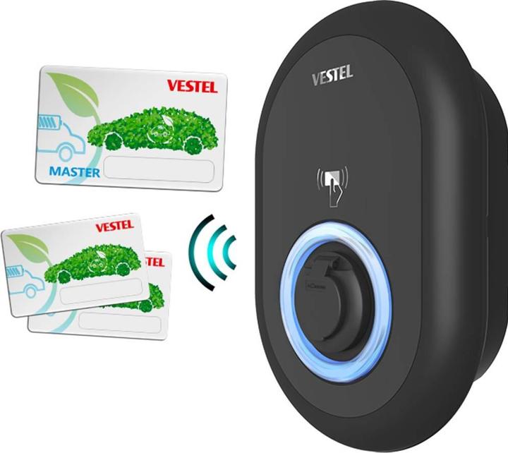 Actual product image Vestel EVC04 Home Smart (Type 3, 22 kW, 32 A, Hard wired)