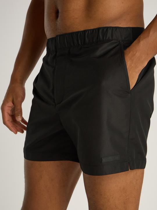 Produktbild Calvin Klein Medium Double Waistband Heren Zwembroek - Zwart - Maat XL (XL)