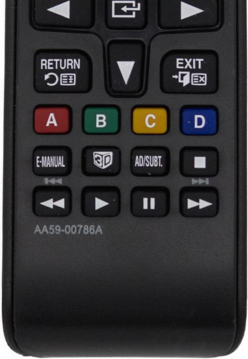 Produktbild Azurano Fernbedienung Ersatz für SAMSUNG AA59-00786A, AA5900786A für PS51F5500AW, PS51F8590SL, TM1240, UA4 (Gerätespezifische Fernbedienung, Infrarot)