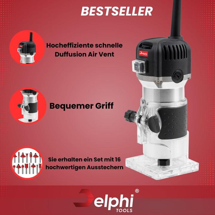 Produktbild Delphi 3709 Holz-Oberfräse