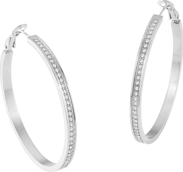 Image du produit Guess Boucles d'oreilles de luxe en acier avec cristaux Color My Day JUBE02247JWRHT/U (Acier inoxydable)