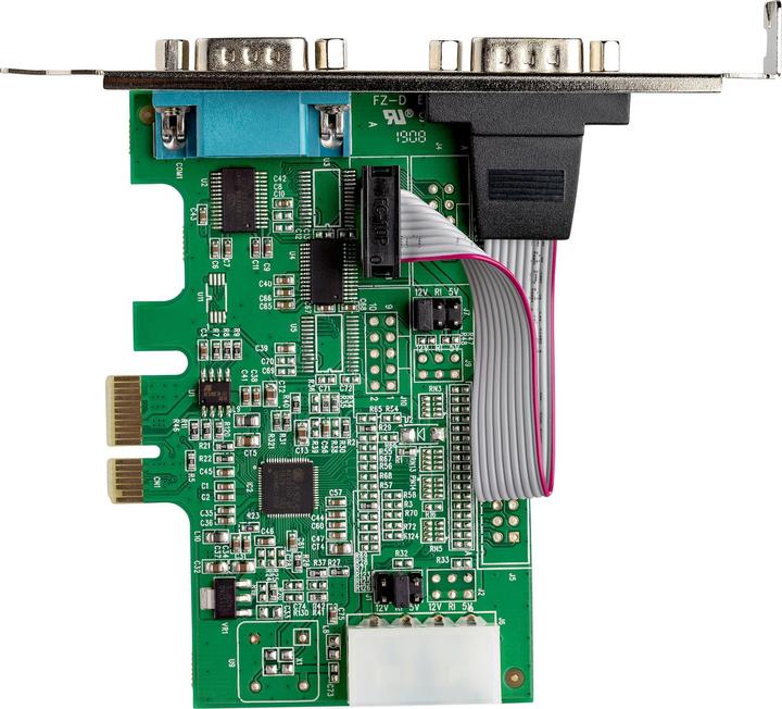 Produktbild StarTech .com 2 Port PCI Express RS232 Serial Adapter Card